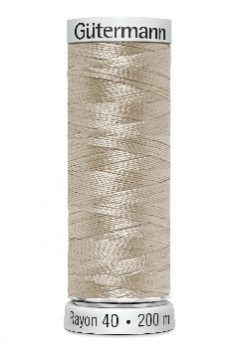 Rayon 40 200 m dunkles beige
